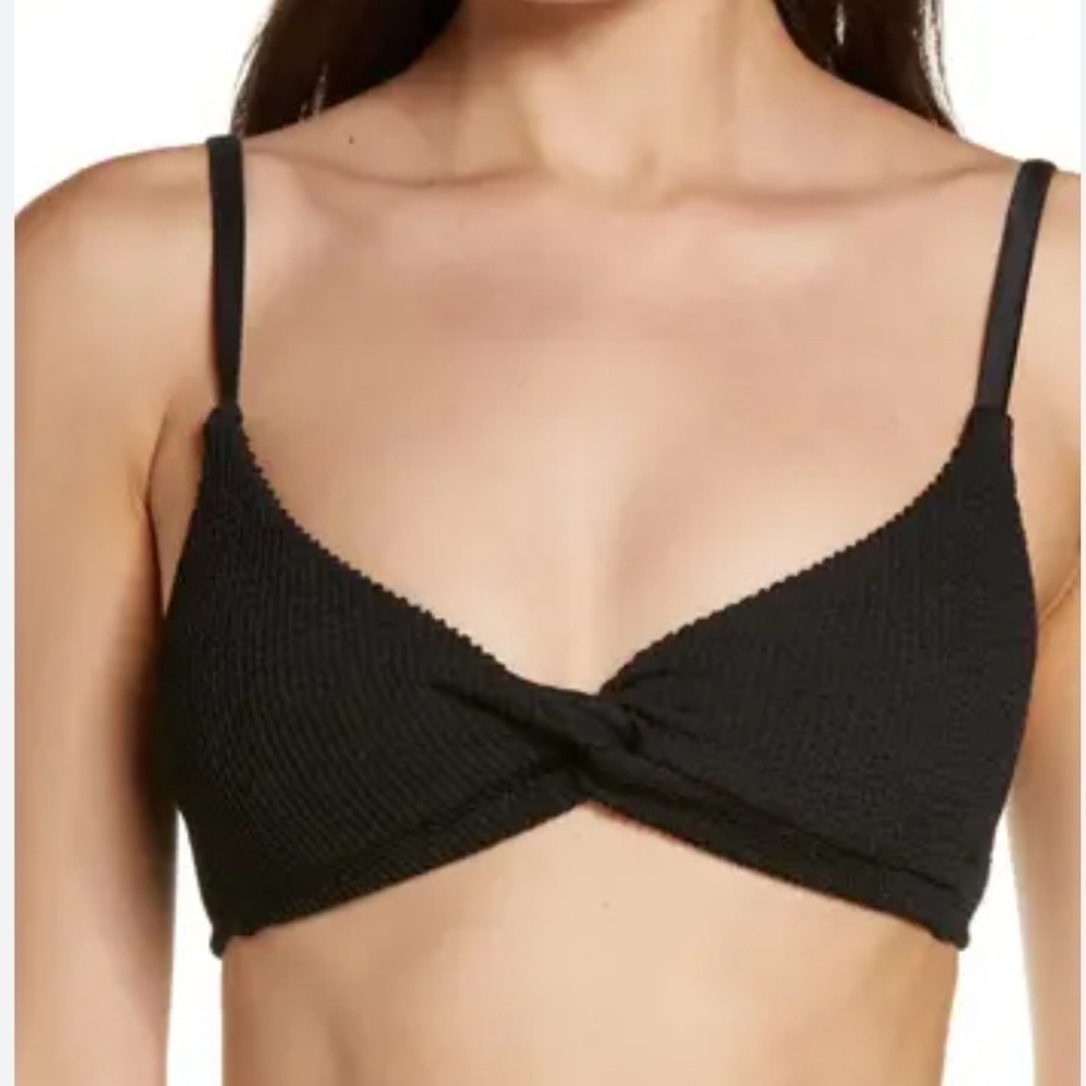 NWT Good American Women Always Twist Bikini Top plus size sz 7/4XL